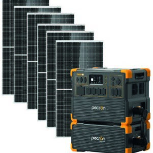 Pack Proyecto E3600LFP Max Pro con 6 paneles de 600W y una batería de expansión